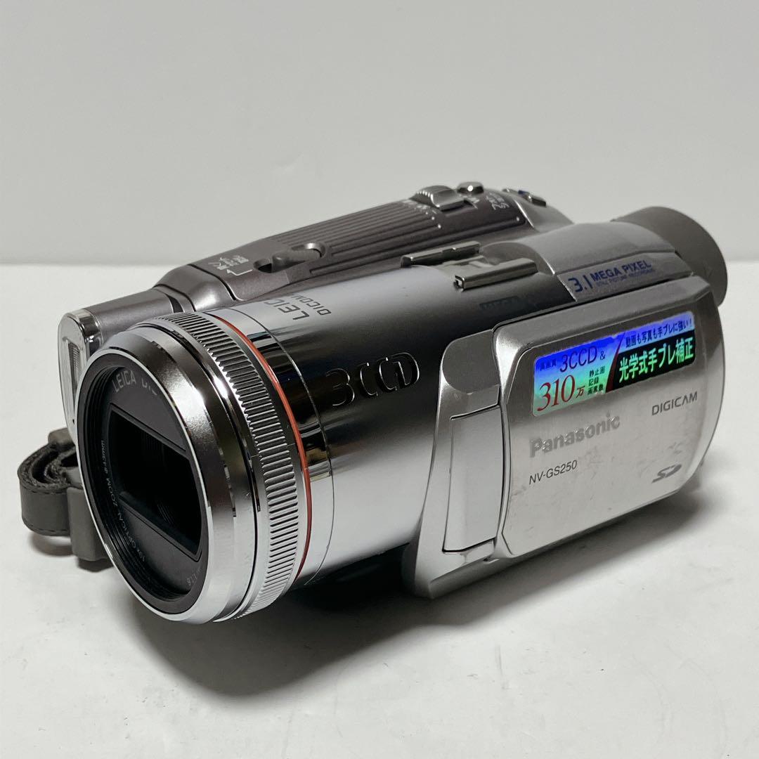 Panasonic NV-GS250 ビデオカメラ miniDVのダビング用に！