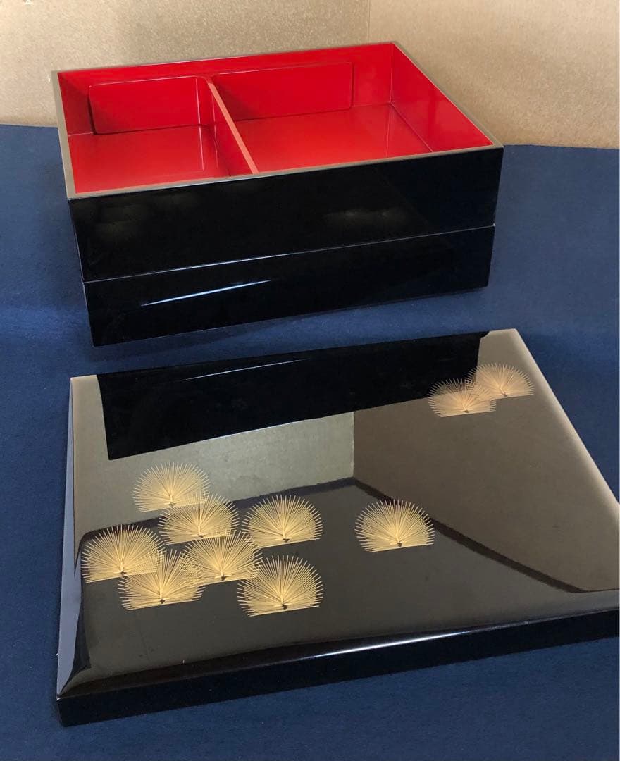 割引❗️《R》輪島塗 沈金松葉 盛込器 五島屋謹製 木製漆器 251208お4