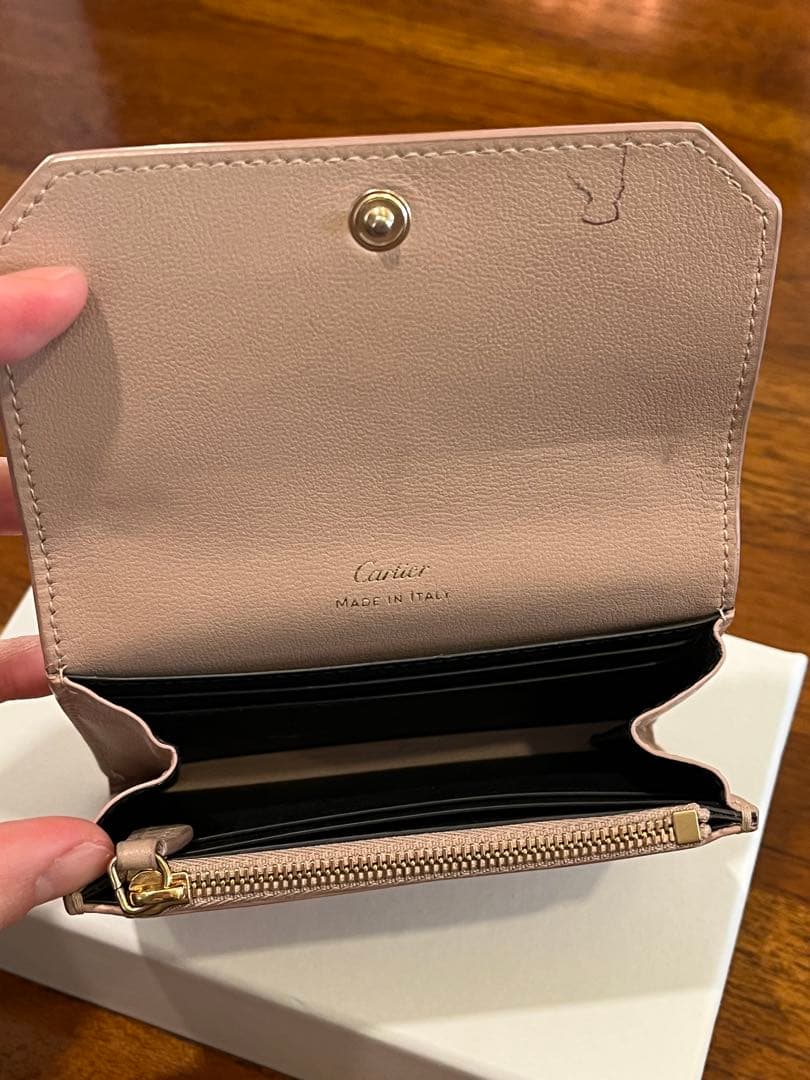 【カルティエ】ガーランド ミニウォレット 三つ折り財布