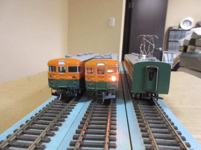 国鉄 急行形165系 3両セット HOゲージ (金属製 / カツミ製）