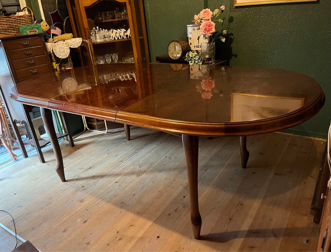 マルニ ベルサイユ ダイニングテーブル 6人用 伸縮 アンティーク インテリア