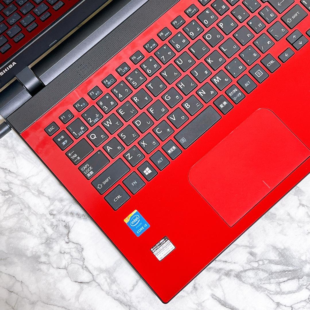 超美品✨Windows11✨新品爆速SSDノートパソコン赤✨カメラ薄型✨オフィス