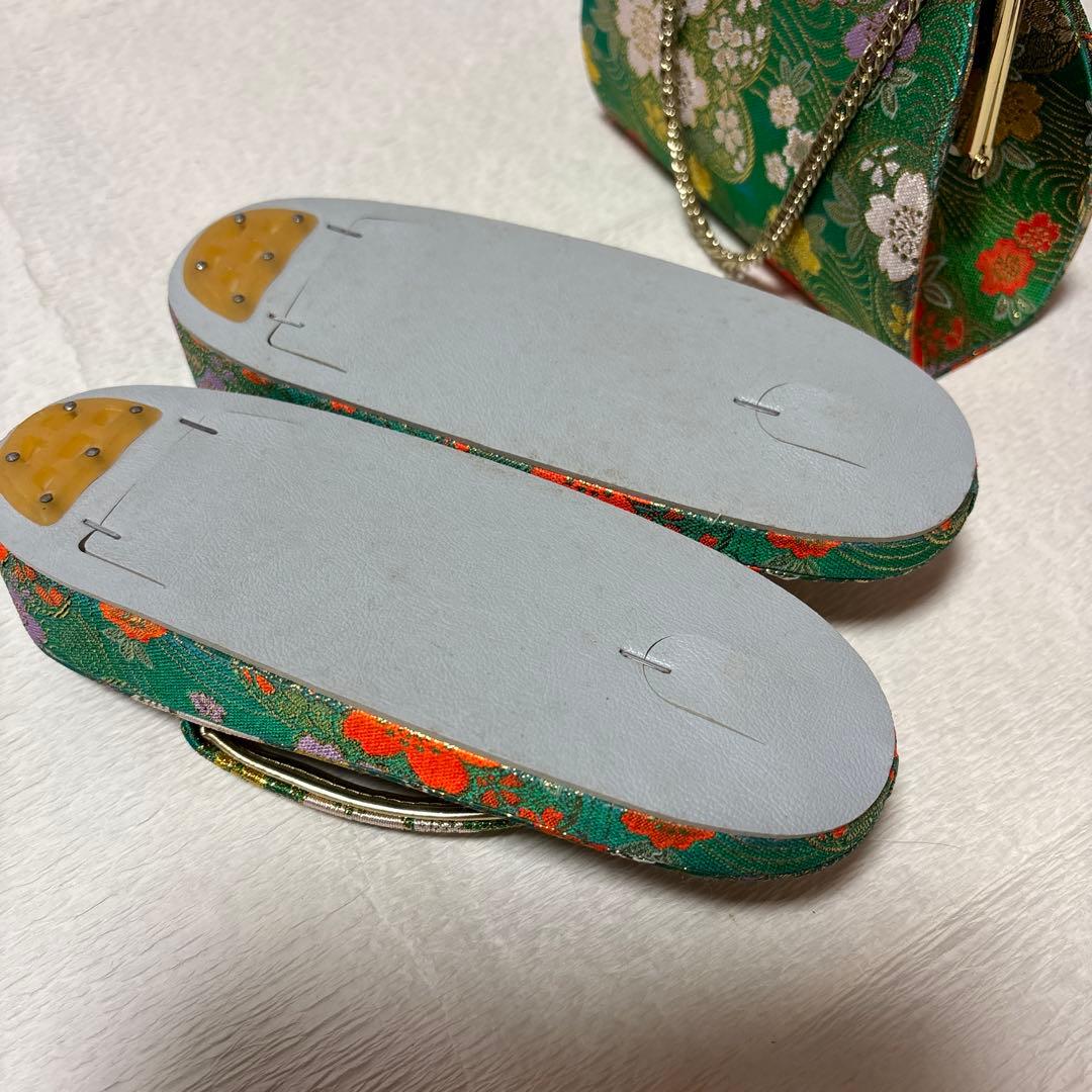 七五三　着物セット　7歳　正絹　古典柄　赤色