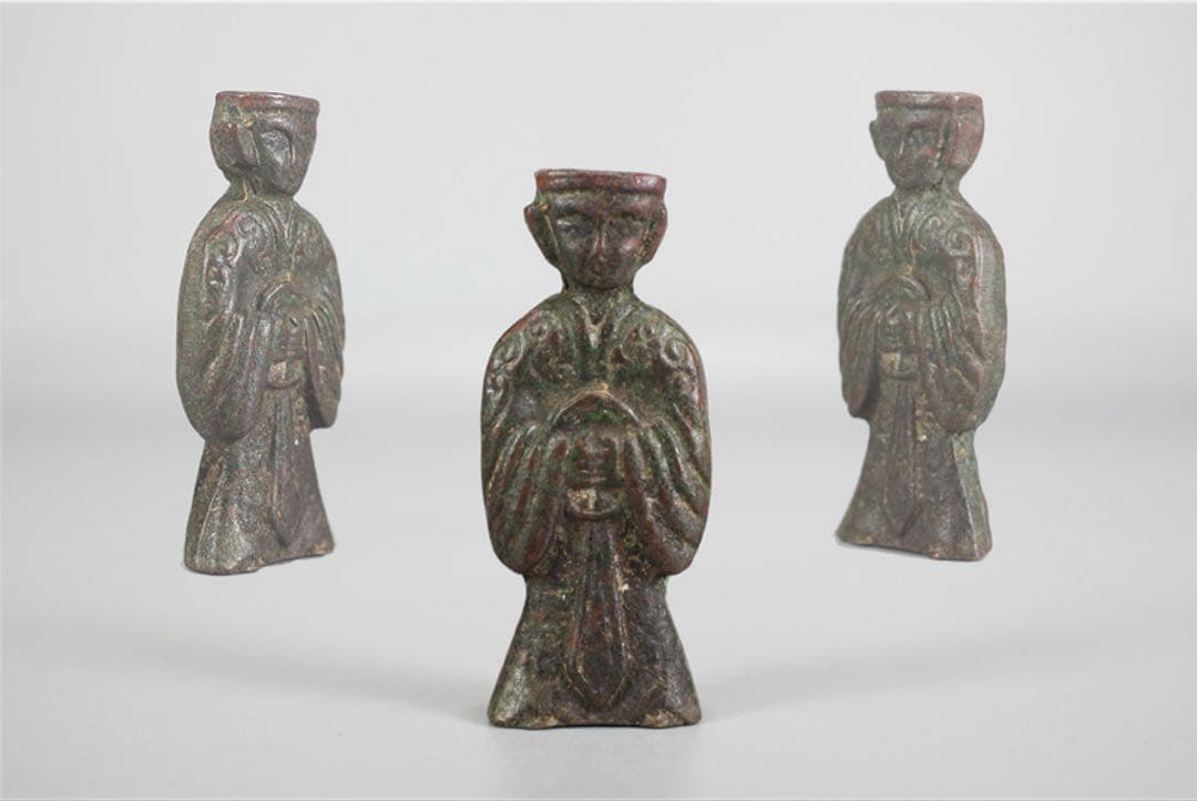 中国 明時代 道教像 金銅仏 道教 不老長生 風水 仏像 仏教美術 骨董 古