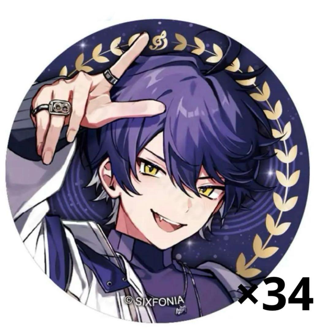 シクフォニ SIXFONIA いるま 缶バッジ 100万人記念