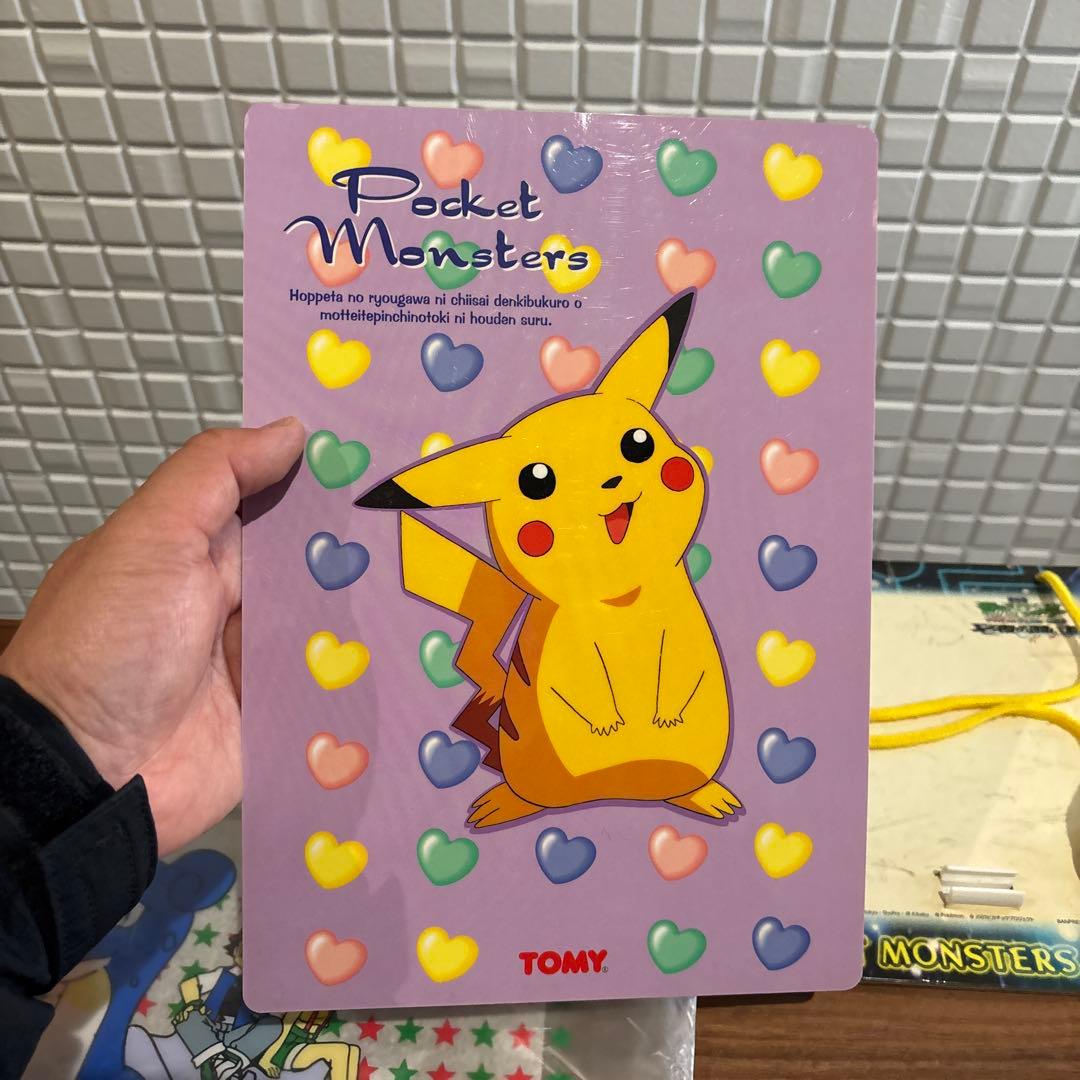 初代　ポケモングッズ　タオル　ハンカチ　ビーチバック　スプーン　黒板