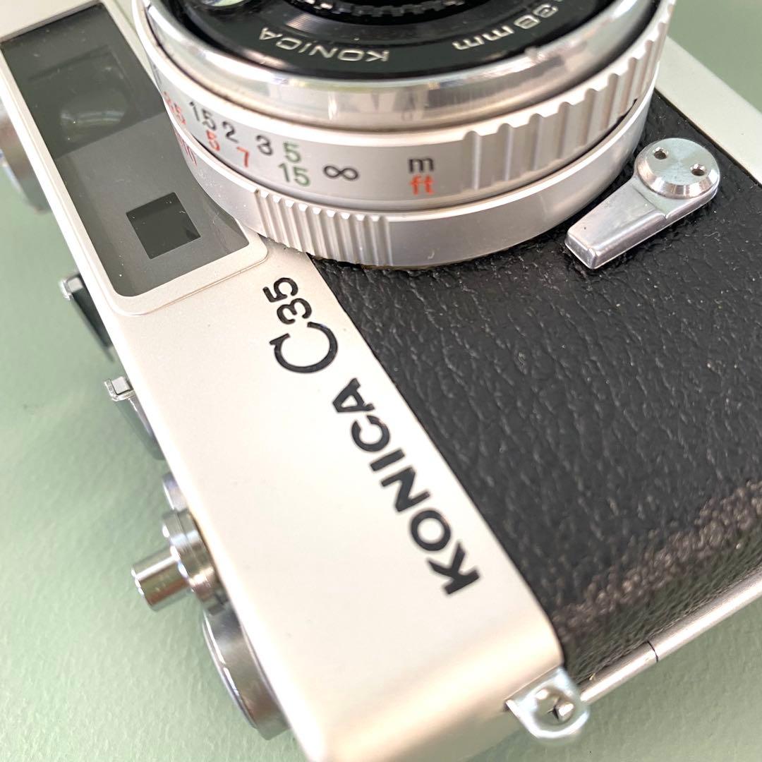 作動保証1ヶ月】整備済、完動品/ コニカ Konica C35 初期型