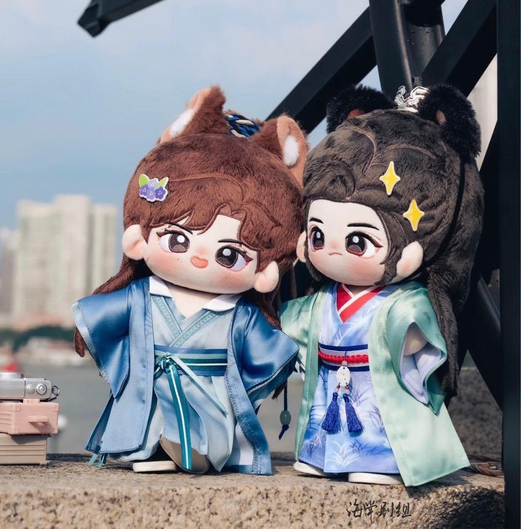 20cm 山河令 ぬいぐるみペア 温客行 龔俊周子舒 張哲瀚 84 阿 行