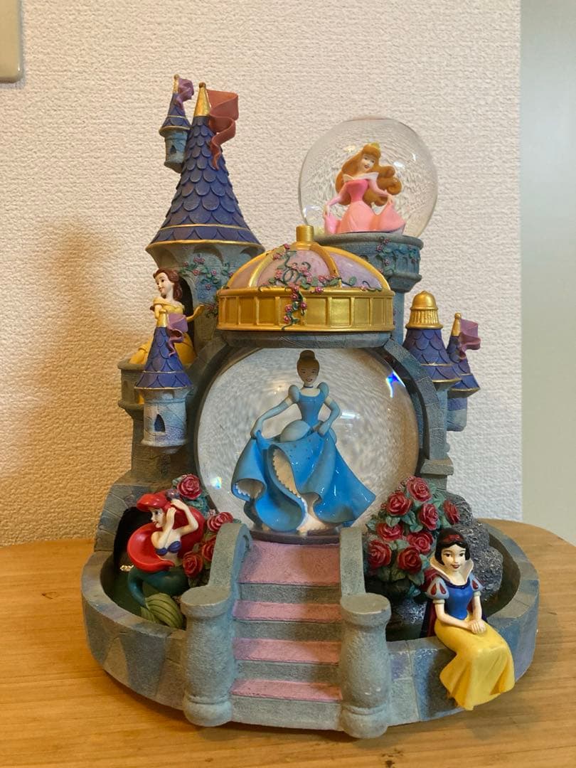 ディズニープリンセス スノードーム オルゴール