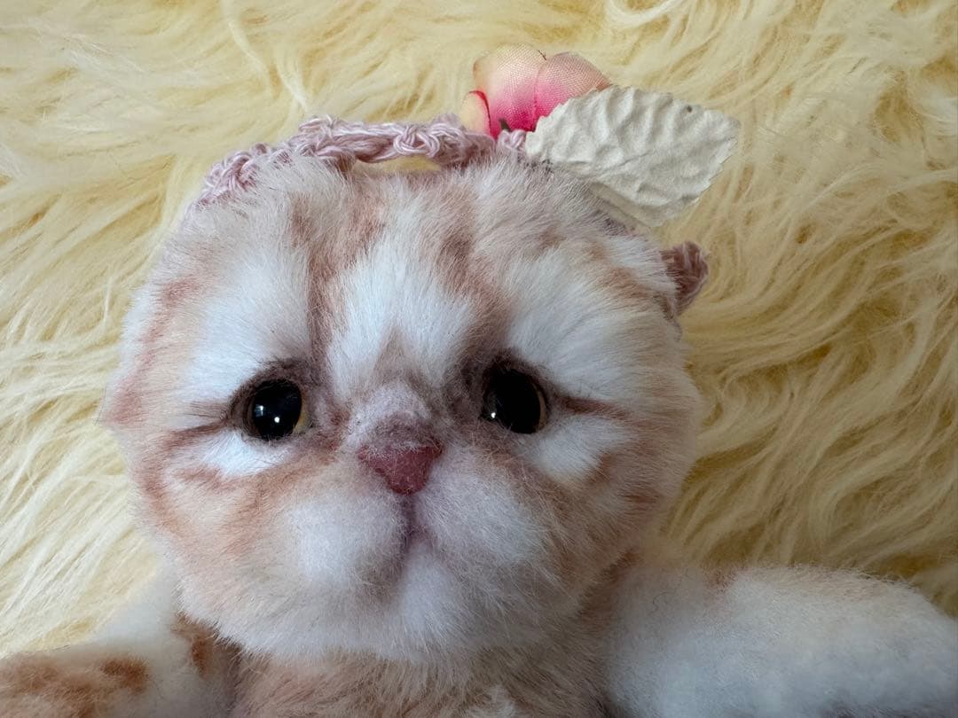 海外作家様作 猫の赤ちゃん アートドール