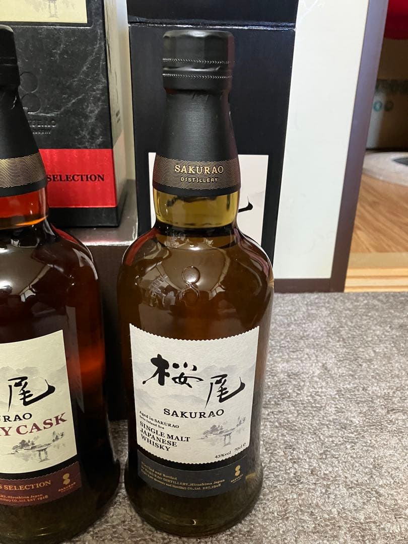 a*a様 桜尾 シングルモルトウイスキー 5本箱入り｜桜尾SAKURAO