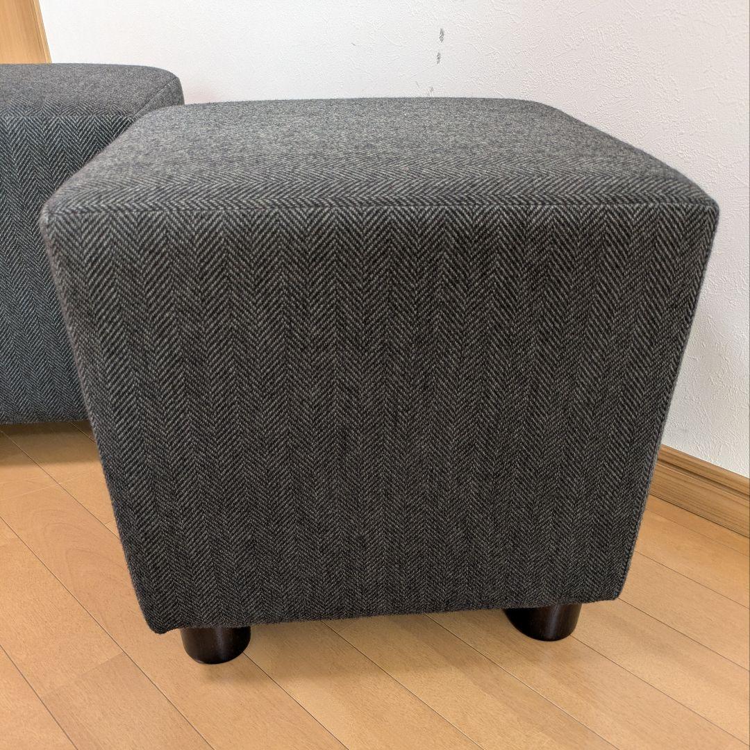 アダル ADAL スツール2脚セット グレー 業務用美容室病院待合カフェ椅子イス