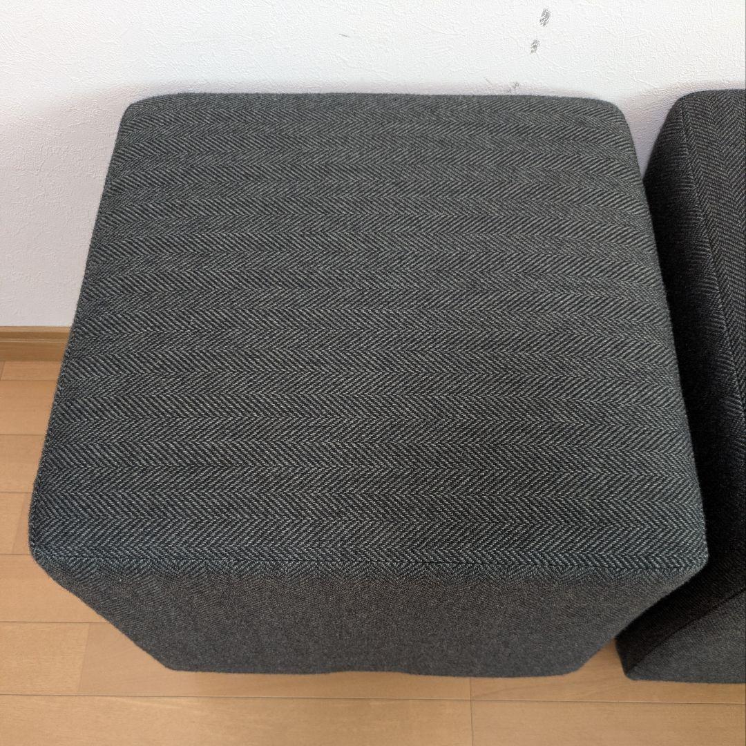 アダル ADAL スツール2脚セット グレー 業務用美容室病院待合カフェ椅子イス