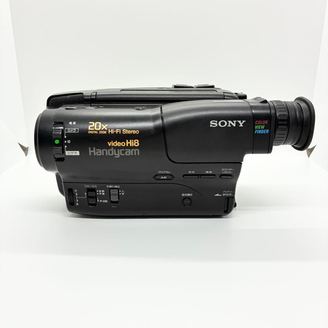 動作品 SONY ソニー Hi8 ビデオカメラ CCD-TR850 - メルカリ