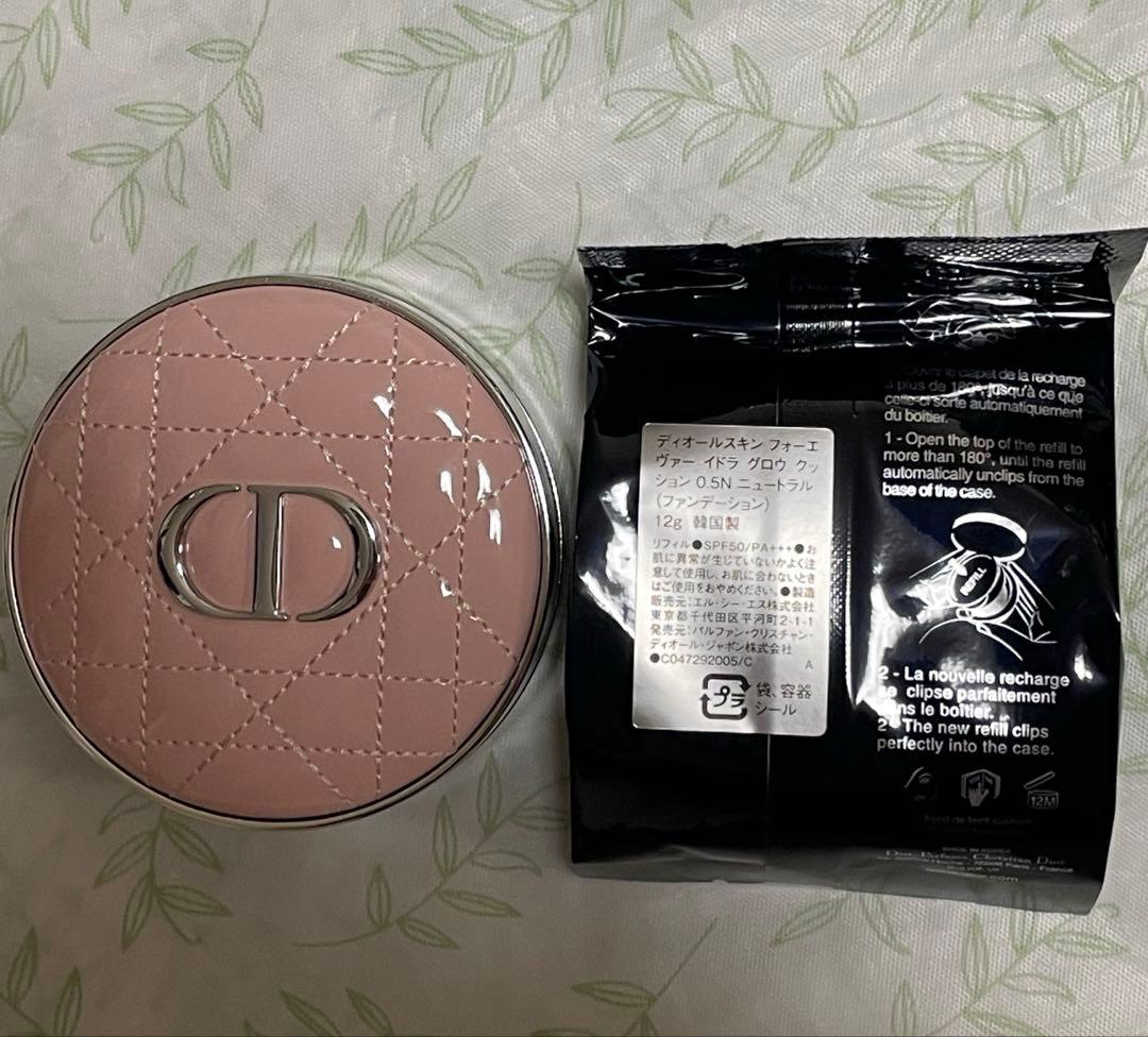 ディオールスキンフォーエヴァー イドラグロウクッション0.5N＋限定ケース