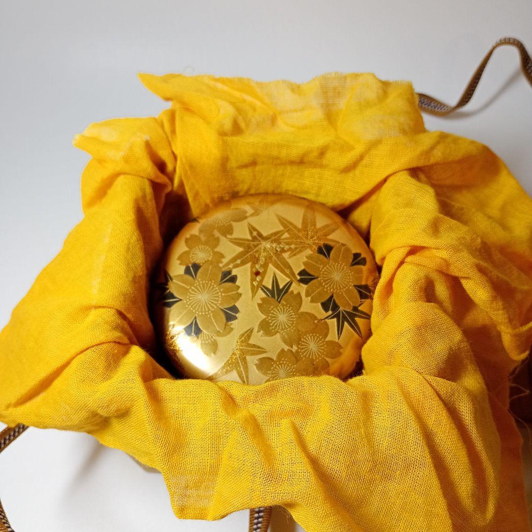 月峯作 総金地雲錦蒔絵 棗 共箱 茶道具