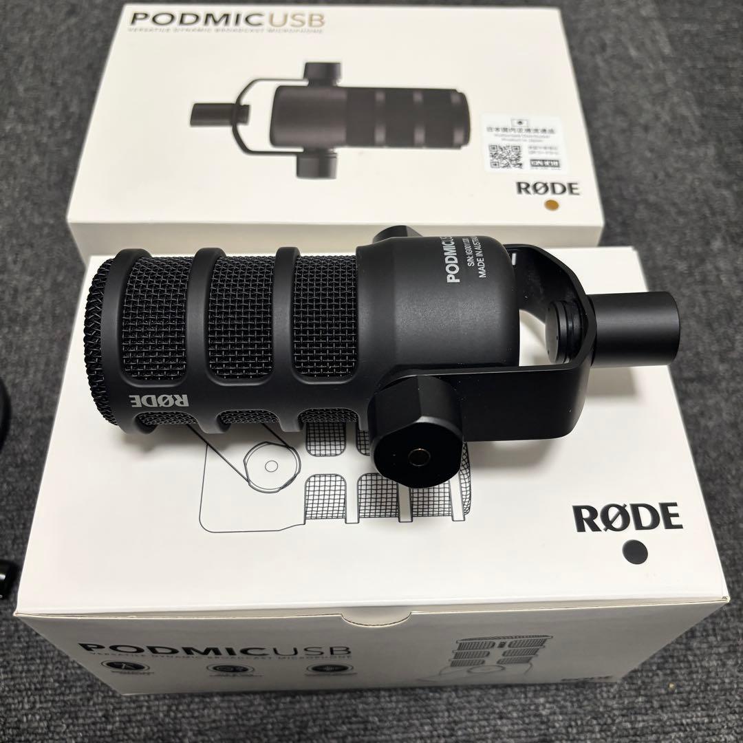 RODE PODMIC USB モガミXLR1mケーブル