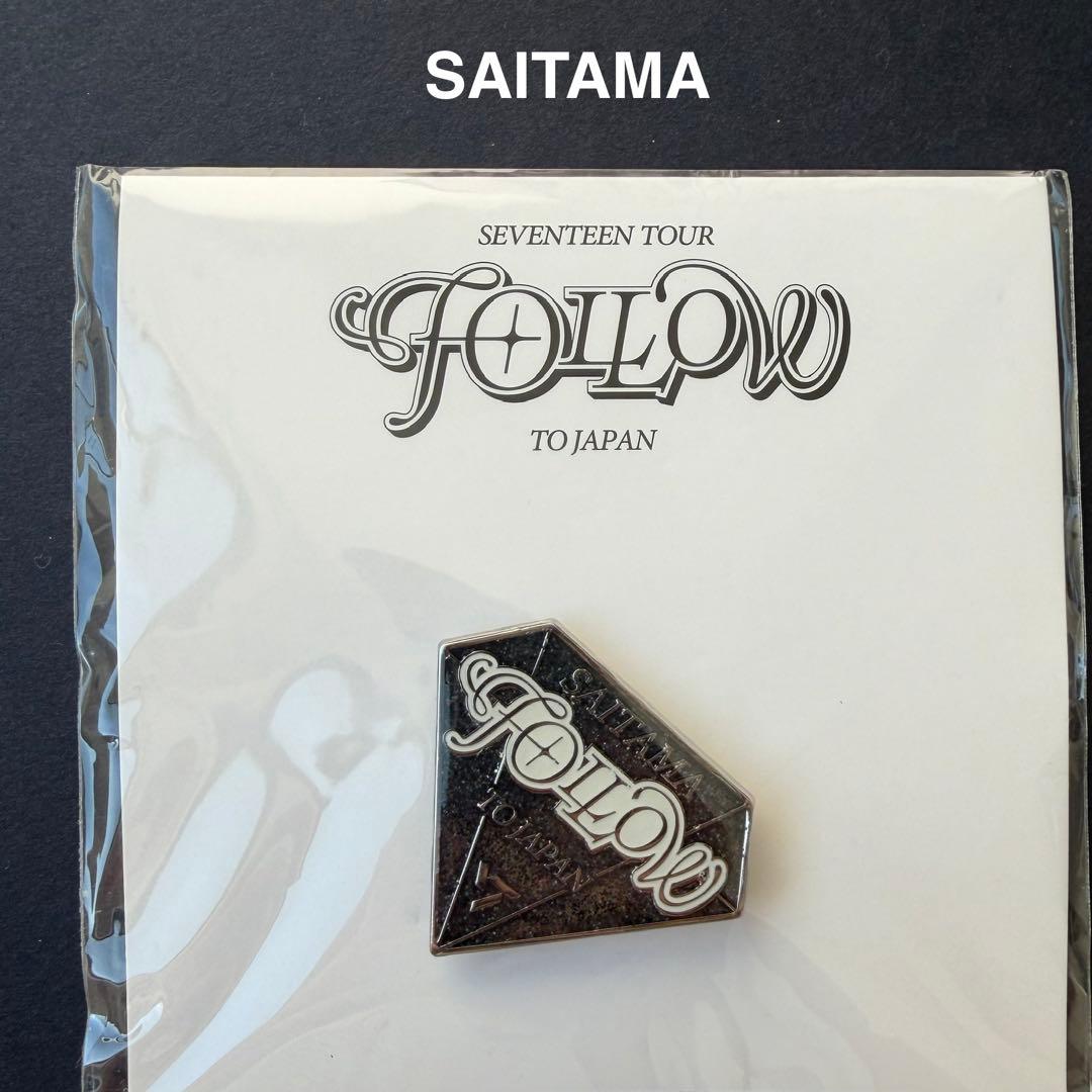 SEVENTEEN FOLLOW PINS ピンバッジ 大阪 福岡 埼玉 愛知