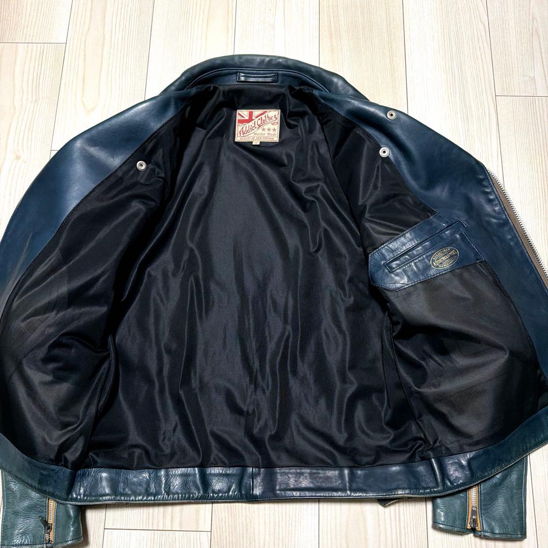 addict clothes AD-11 ホース ライダース ネイビー 40 - メルカリ