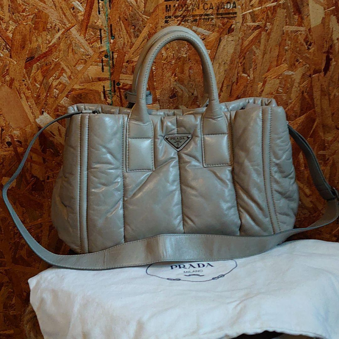 専用 プラダ ナッパボンバー 2wayトートバッグ プラダ テスート