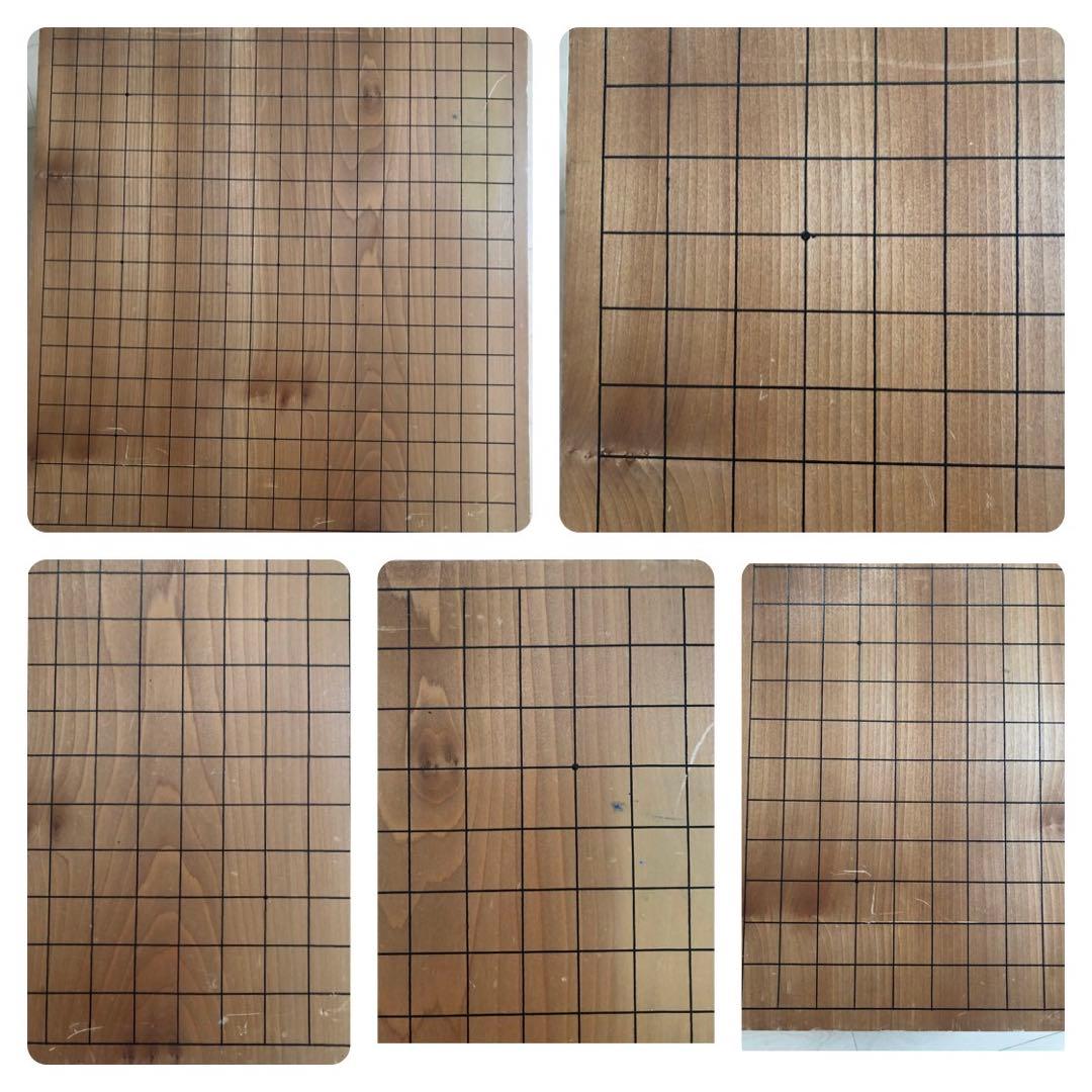 足付碁盤 碁石セット　おへそ付いてます