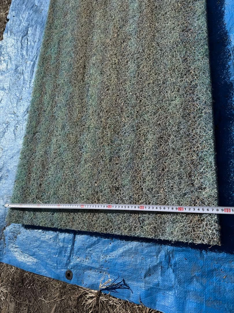 3枚セット ビニロック ろ材 全長2m 錦鯉 金魚 池 濾過層 フィルター