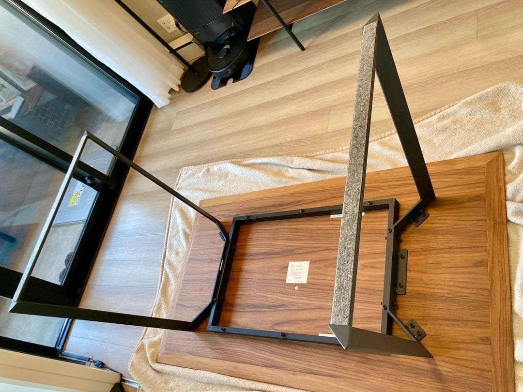 木目調シンプルモダンダイニングテーブル