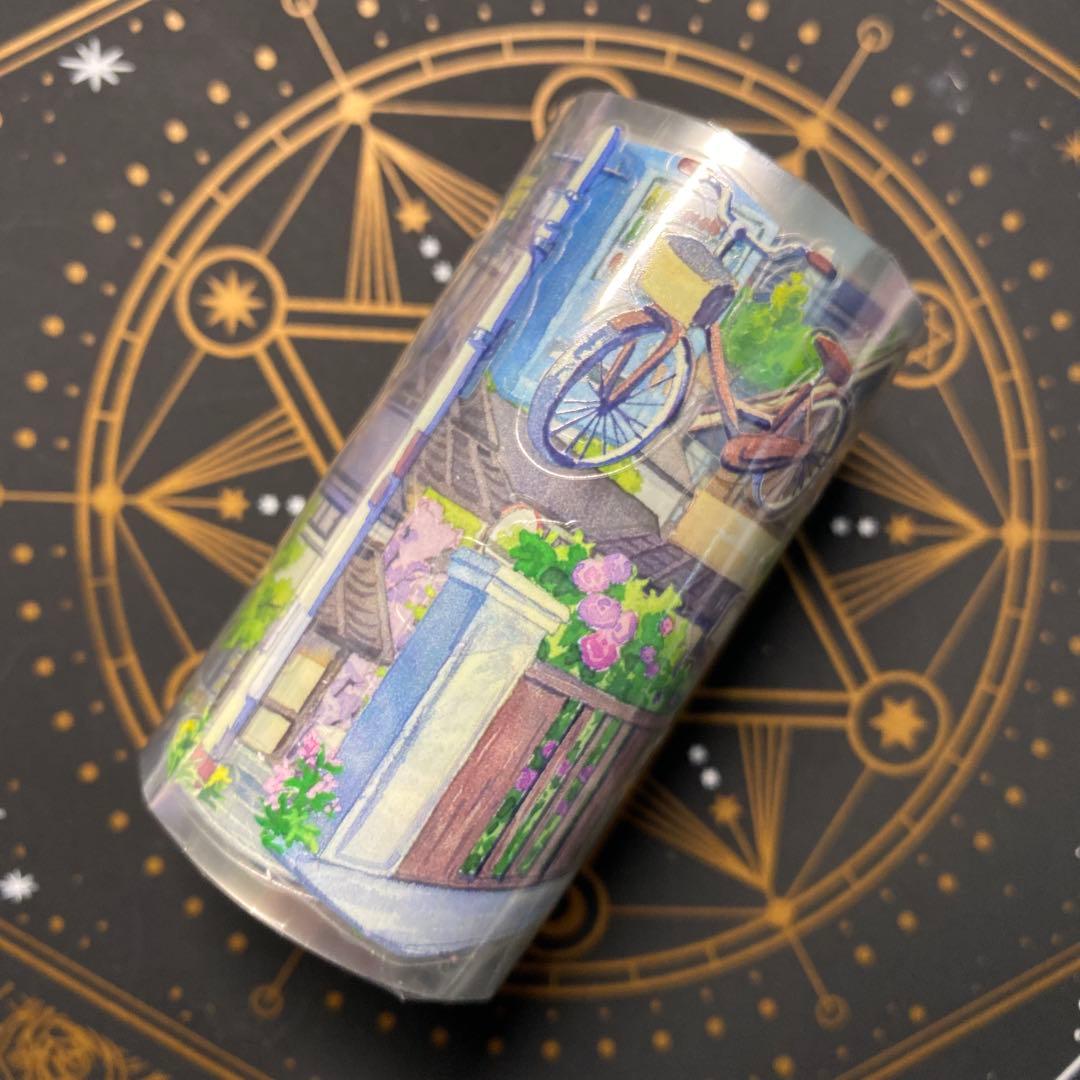 9130】海外 マスキングテープ 5m巻 PETカッティング 戸建て 街景色