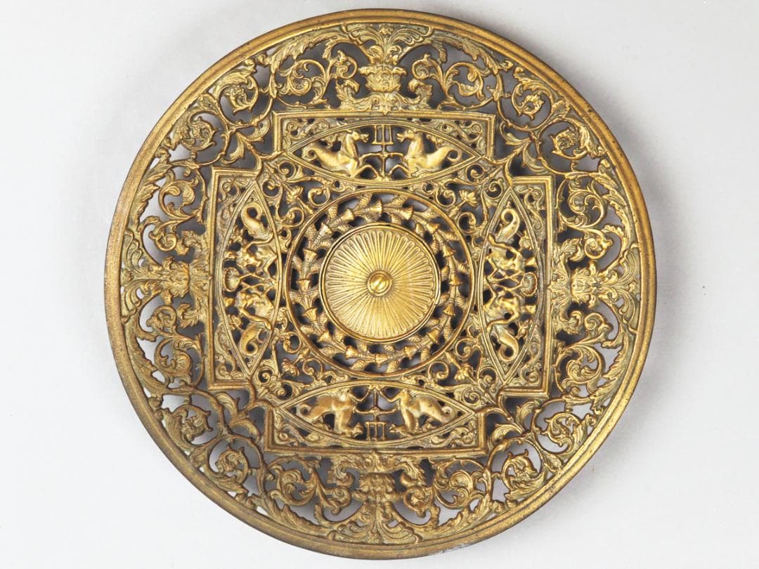 カルル・フリードリッヒ・シンケル 真鍮製 海馬と人魚 ウォッシュ