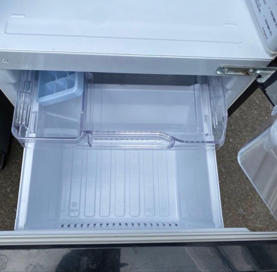 三菱 冷蔵庫 MR-P15C-B ブラック 2017年製 現状渡し シンプルで使