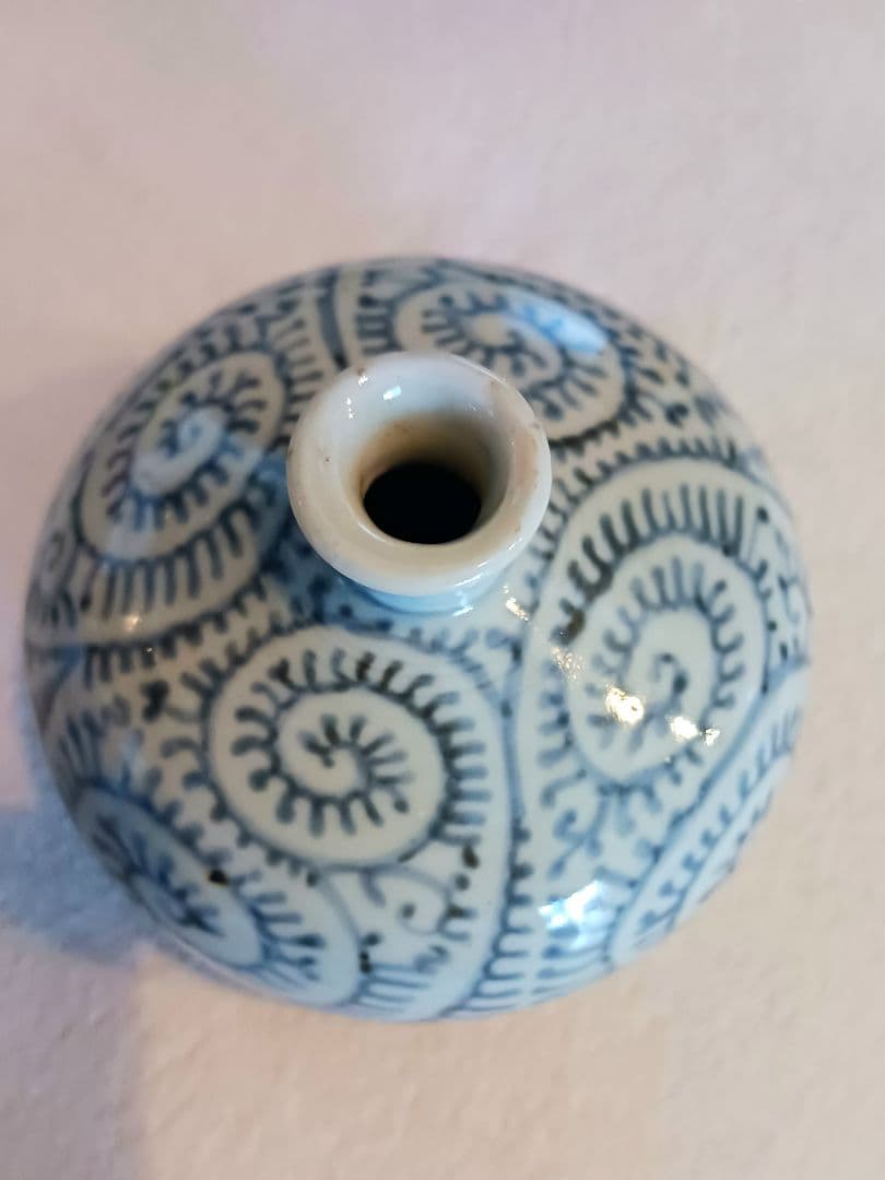 古伊万里　　　蛸唐草　油壺