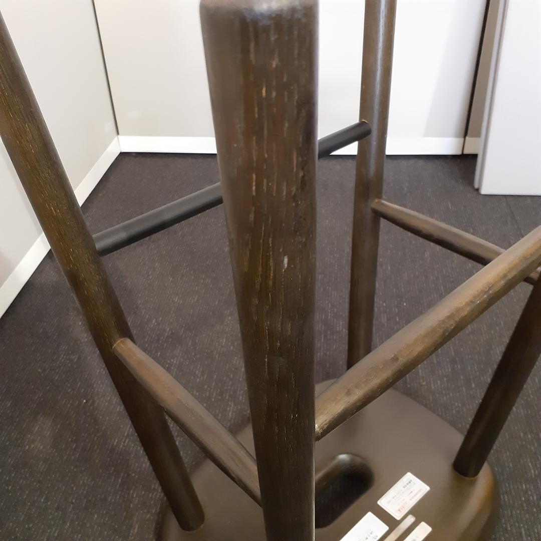 マルニ木工　T＆O　O2スツールMid　ナチュラルブラック　木製カウンターチェア