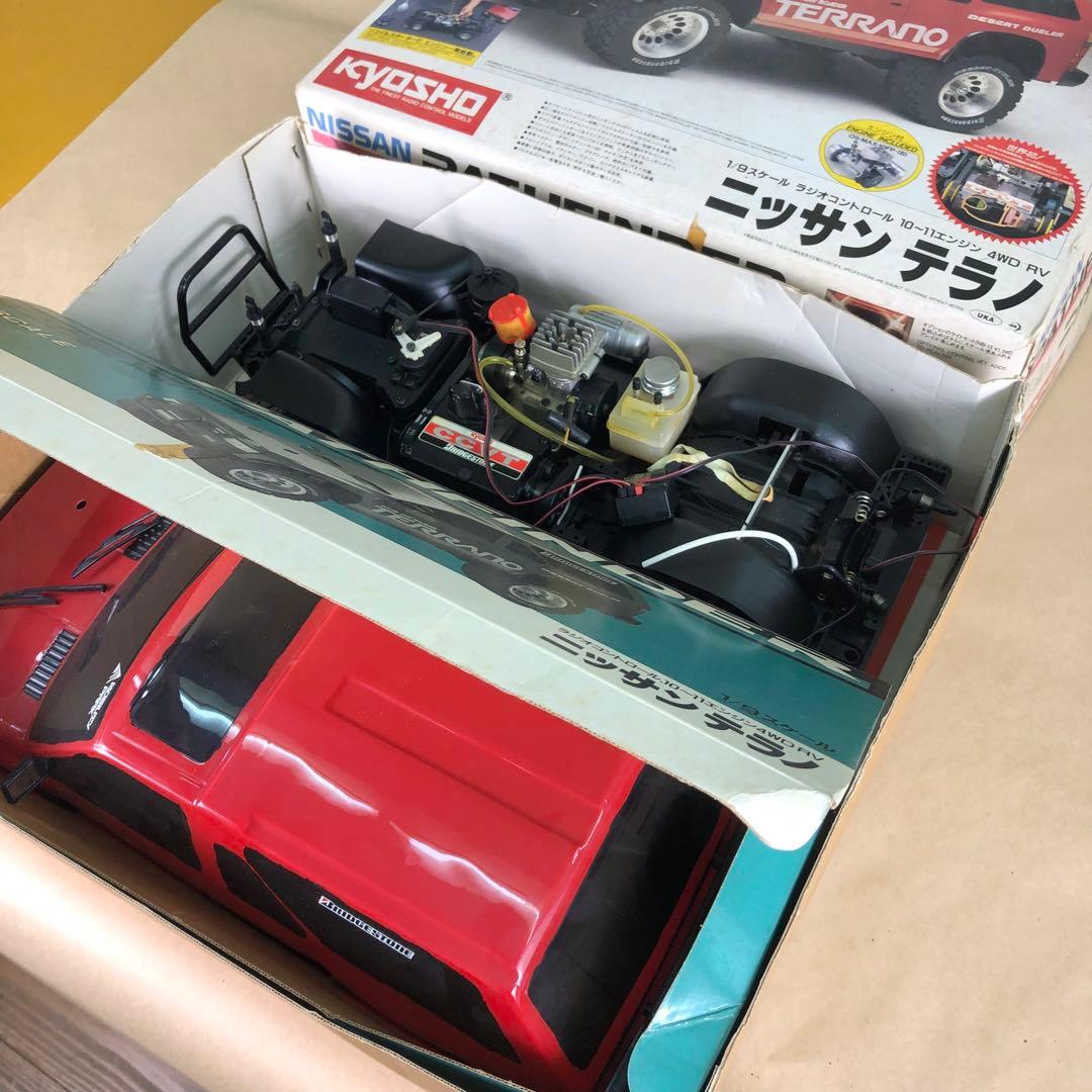 絶版】京商 1/9 4WD エンジンカー 日産 D21 テラノ 動作未確認 - メルカリ