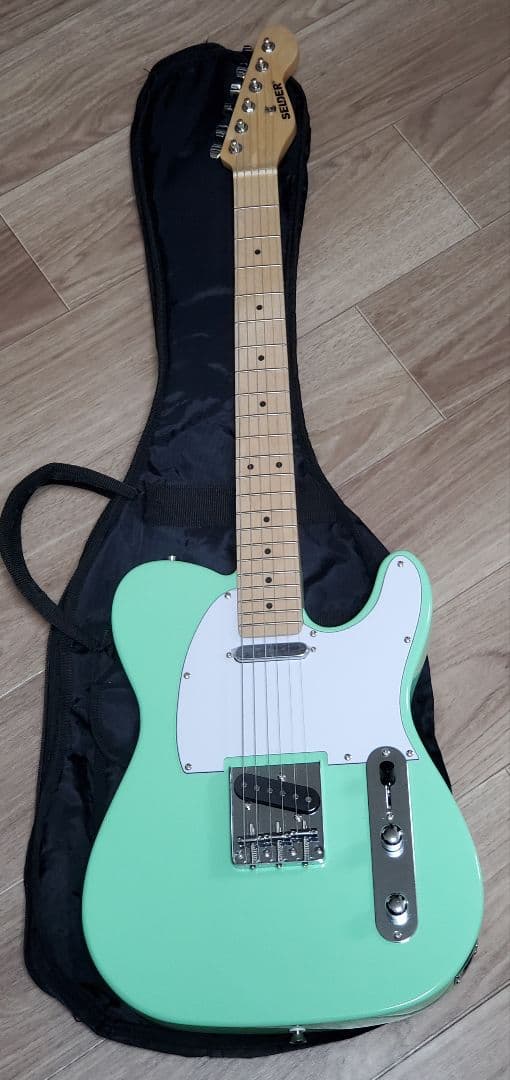 【調整済】SELDER セルダー テレキャスタイプ TL-17 サーフグリーン 調整済】SELDER セルダー テレキャスタイプ TL-17 サーフグリーン