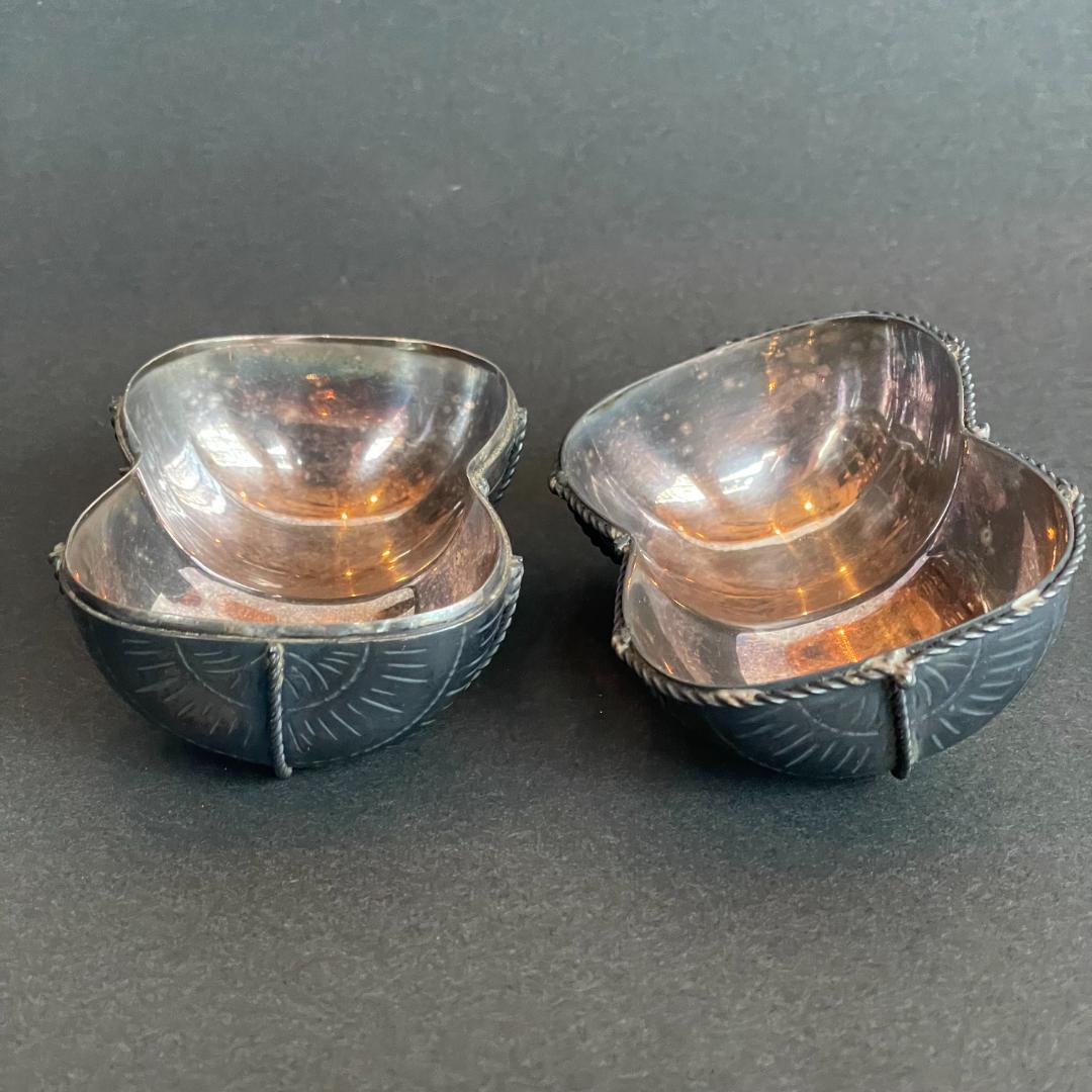 純銀製 米俵 置物 オブジェ 蓋もの 小物入 開閉式 シルバー 109g