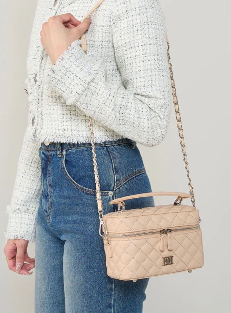 Darich キルティングショルダーミニバッグ BEG