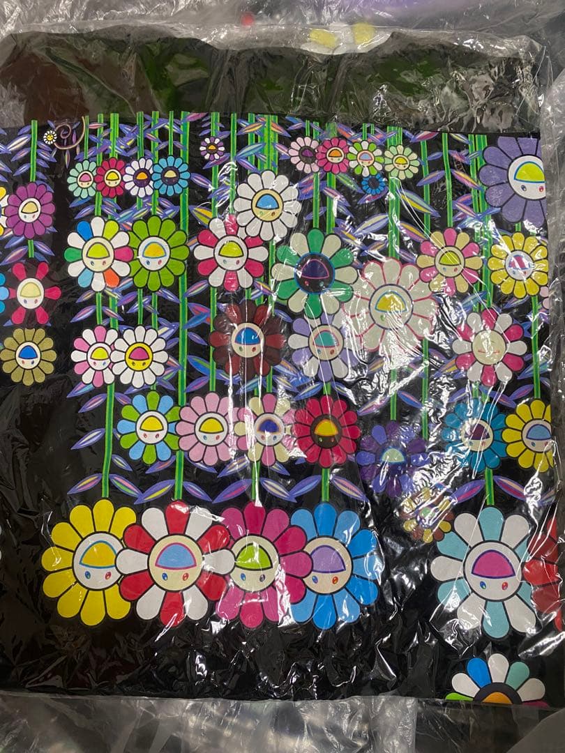 未開封未使用 村上隆もののけ 京都半袖Tシャツ 金色の空の夏のお花畑 L