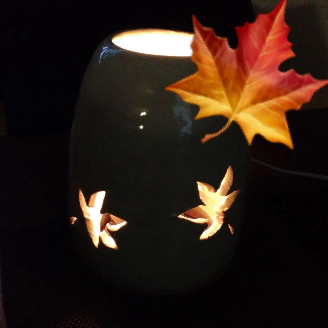 ☆限定品☆ランタン（萩焼）ライト もみじ