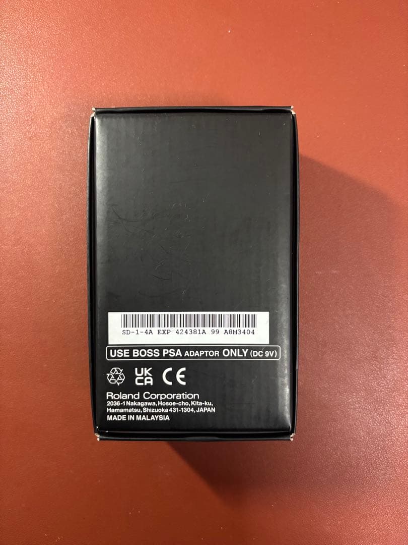 BOSS SD-1 SUPER Over Drive 40周年記念