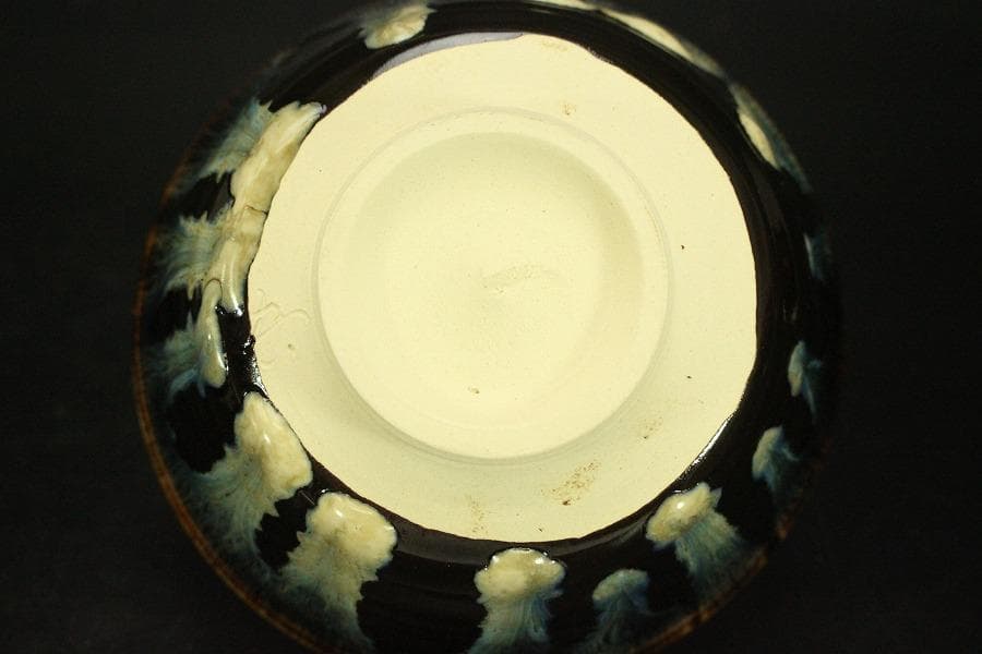 茶道具 高取 数茶碗 神谷新吾 共箱(A893)