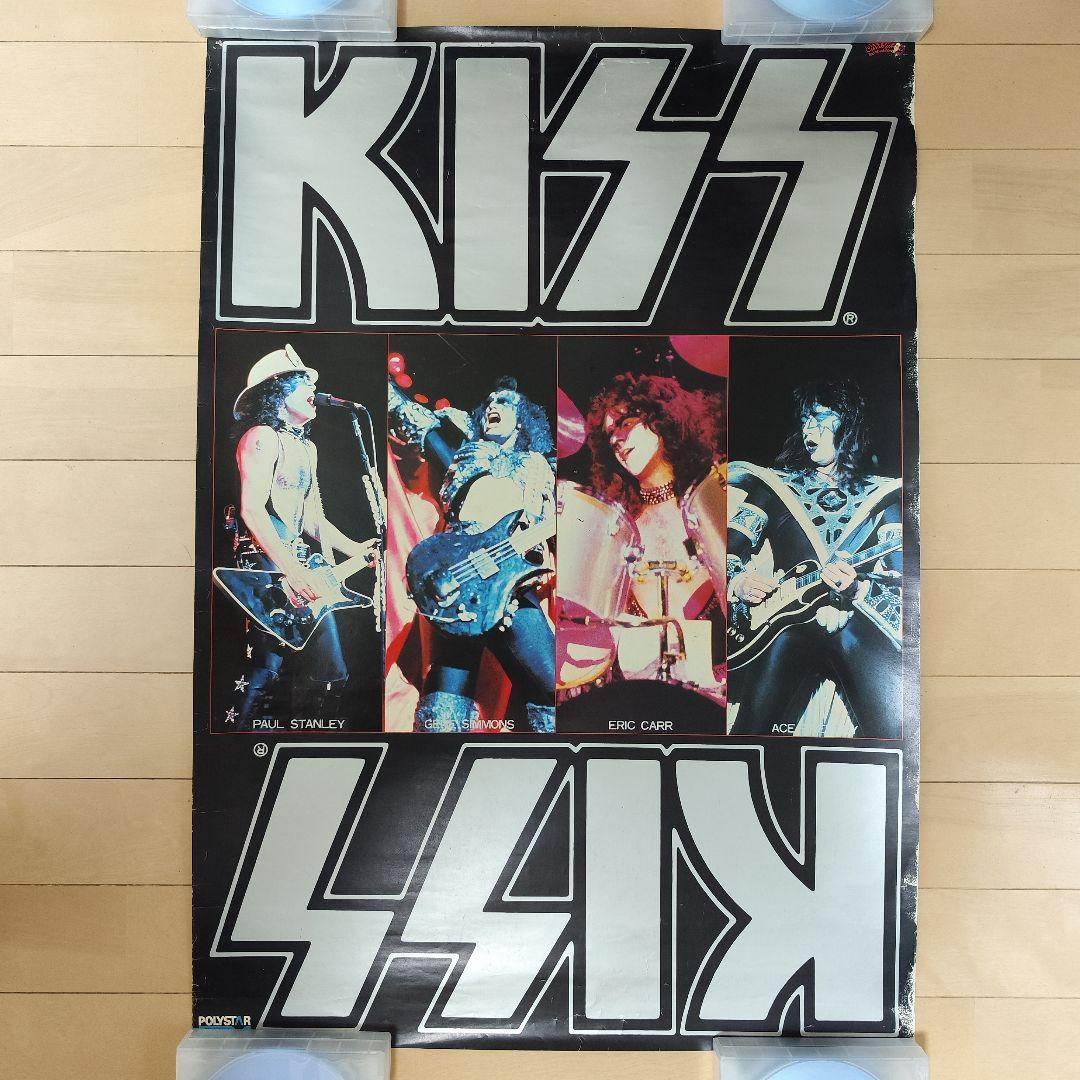 激レア!KISS 1980 ポスター♪当時物 非売品※※※ジャンク※※※