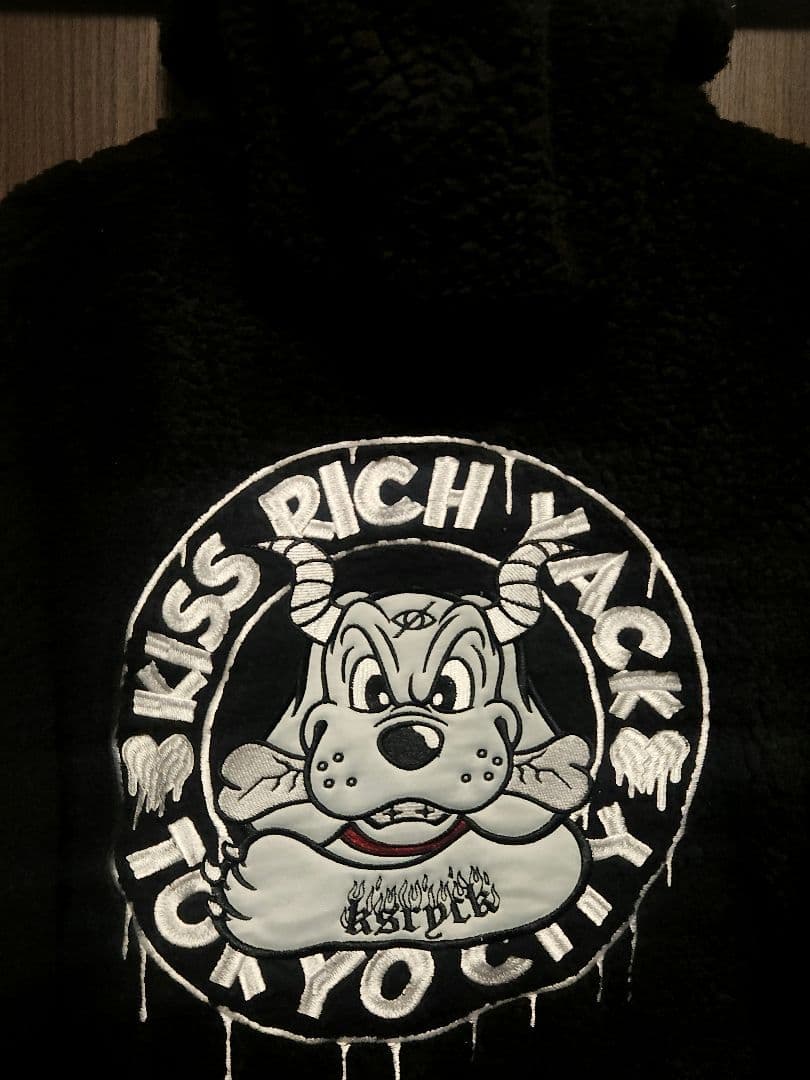 定価1万8000円 ガルフィー GALFY × KRY コラボ ボア パーカー