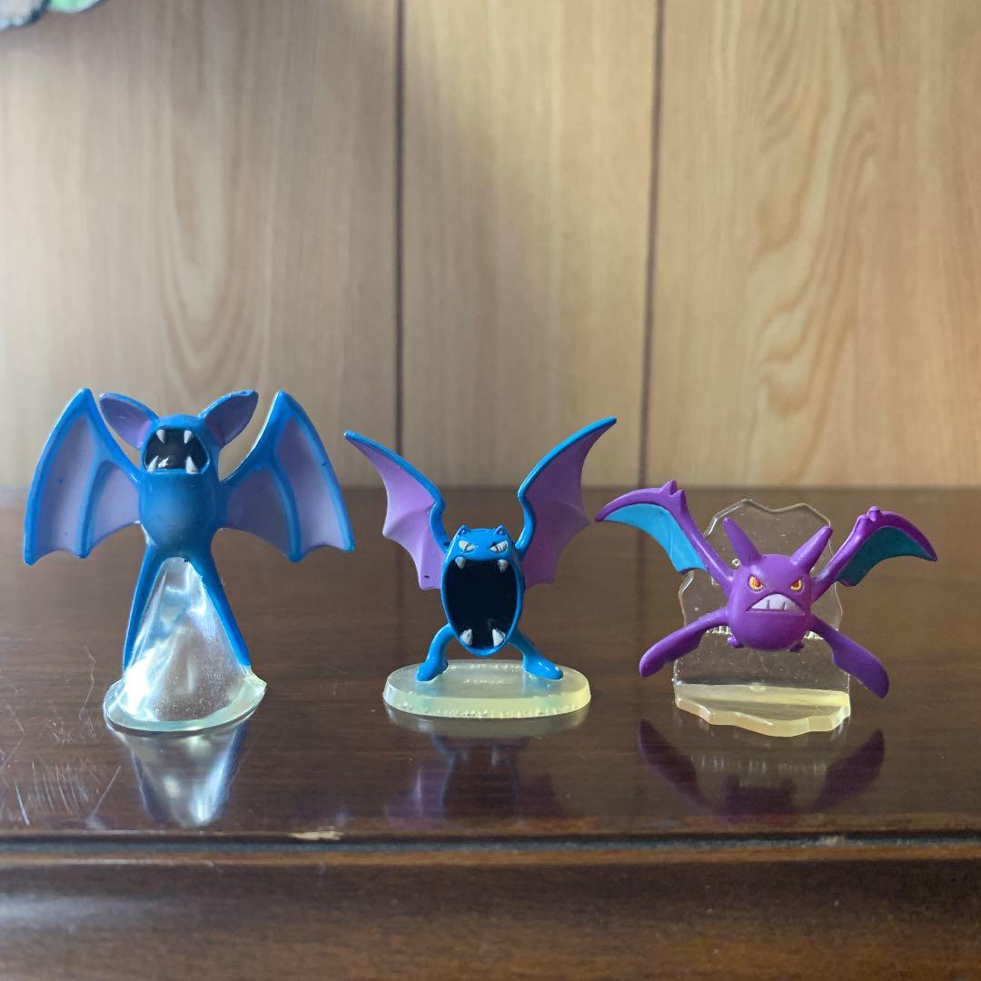 廃盤】 ポケモン 初期 初代 モンコレ ズバット ゴルバット クロバット