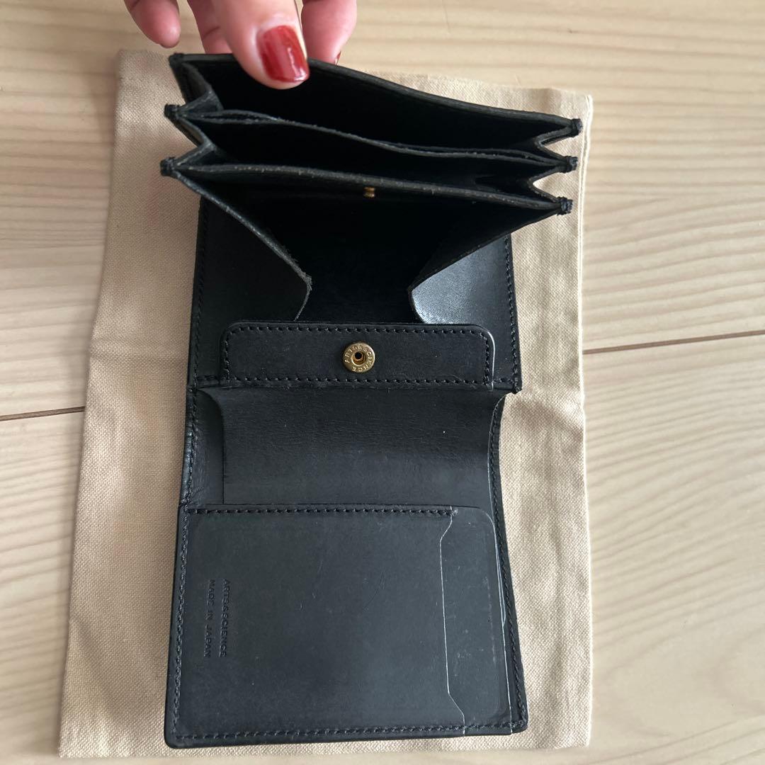 Arts&Science Jabara short wallet ブラック
