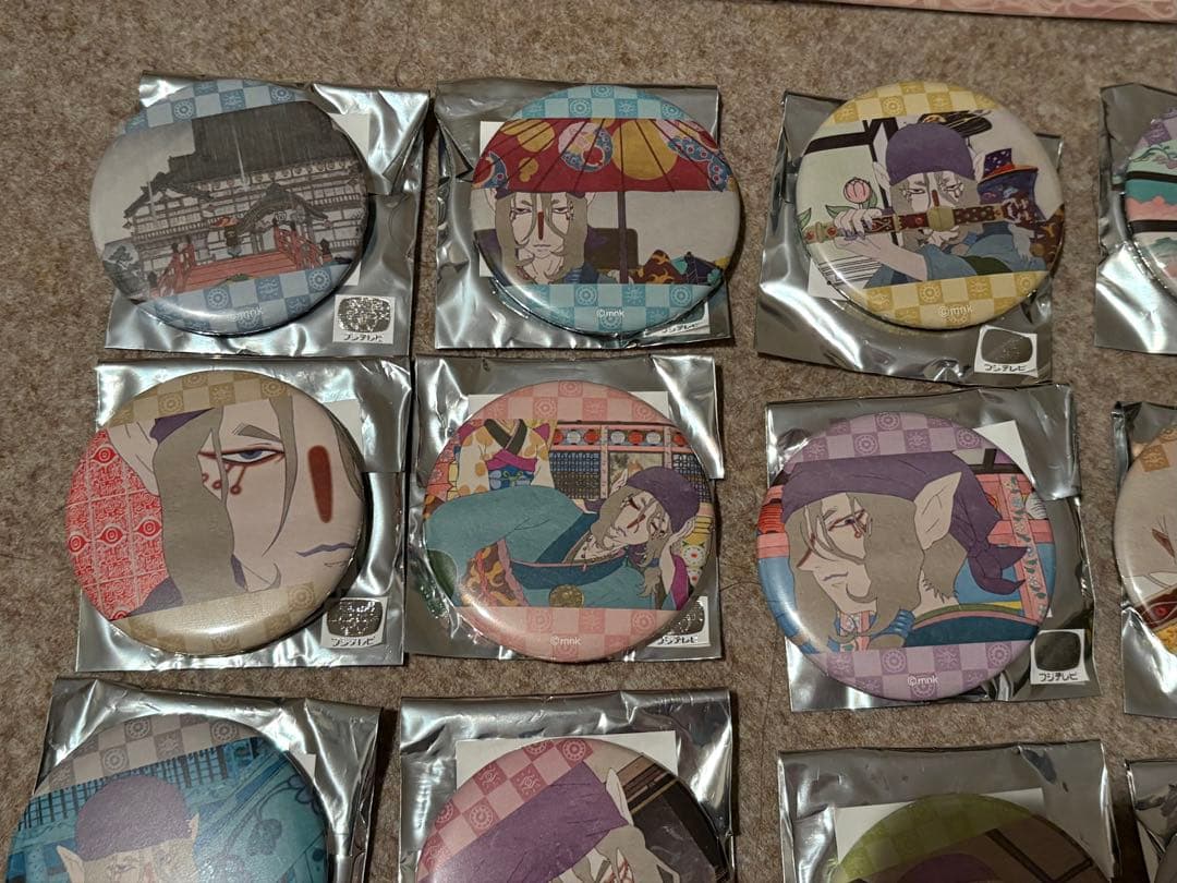 モノノ怪 トレーディング場面写和紙 缶バッジ 15周年 薬売り