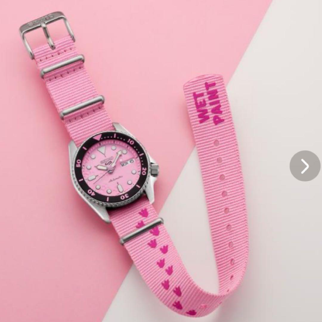 SEIKO5 SPORTS × PINK PANTHER 限定 SBSA321