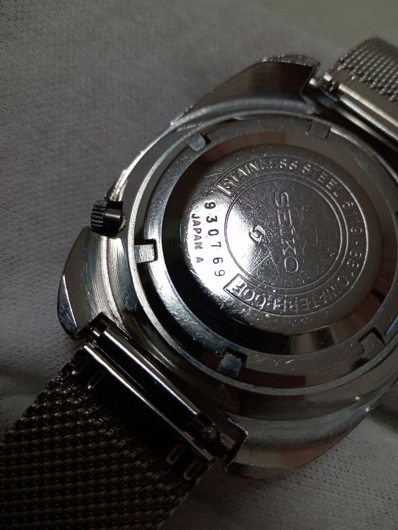 ヤ*カ様 SEIKO5　SPORTS　機械式自動巻　6119-8310　希少アン