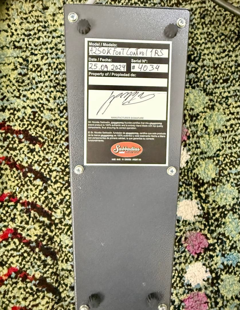 Sabbadius Funky-Vibe WOODSTOCK フットペダルセット