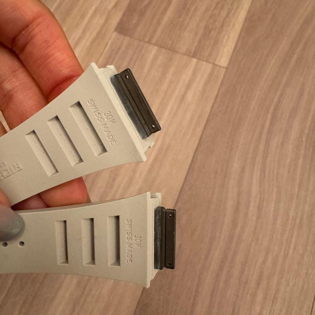 Richard Mille リシャールミル　ラバーベルト　ホワイト　30M