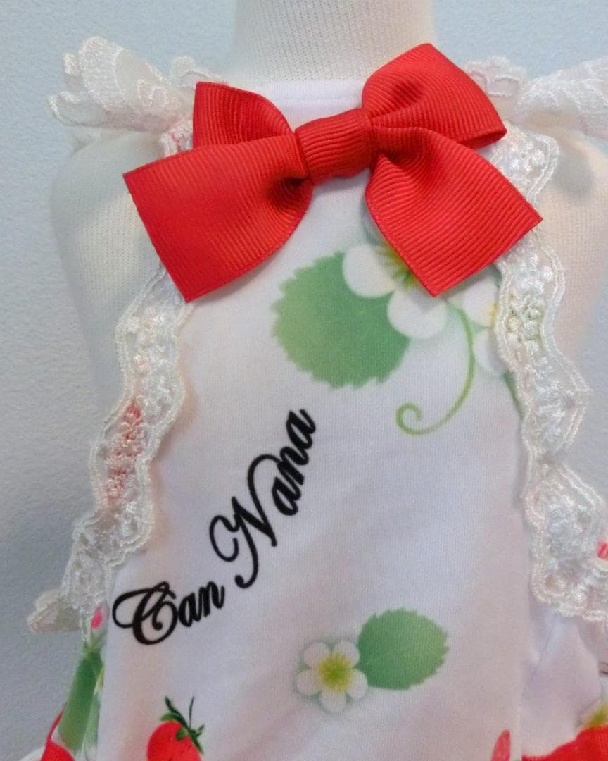 稀少 美品】きゃんナナ いちごキャミワンピ S+Mサイズ